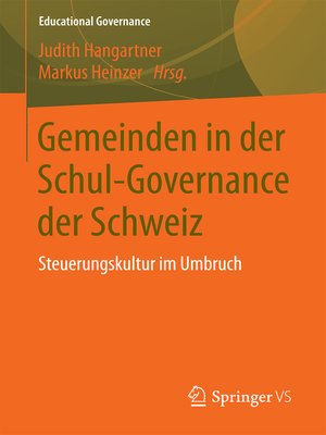 cover image of Gemeinden in der Schul-Governance der Schweiz